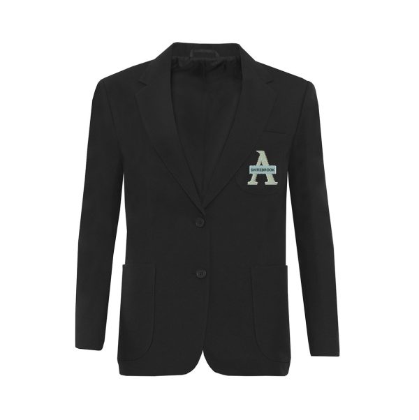 Shirebrook Academy Girls Black Blazer w/NEW Logo