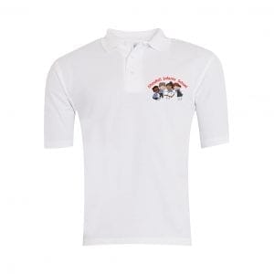 Carlton Standhill Infants White Polo Shirt w/Logo