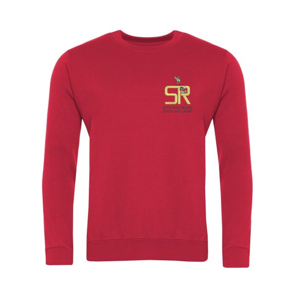 Sutton Road Primary Red Sweatshirt w/Logo