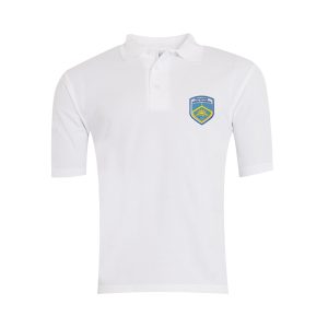 Tornedale White Polo Shirt w/Logo