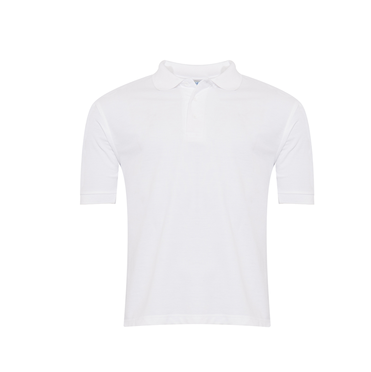 Unisex Plain White Polo Shirt - Schoolwear Solutions