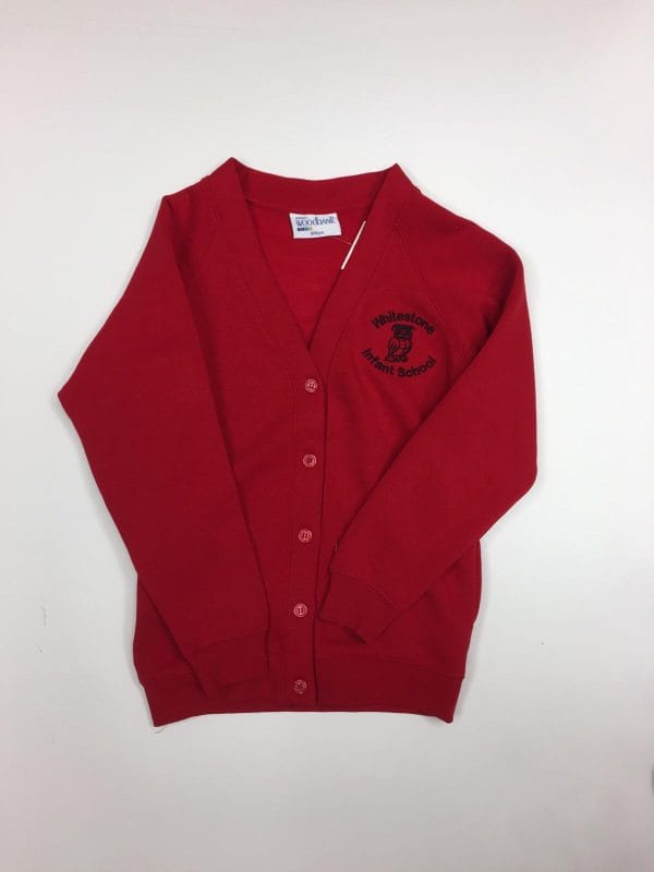 W.Stone Infants Red Cardigan w/Logo