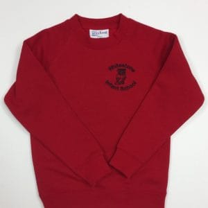 W.Stone Infants Red Crew Sweatshirt w/Logo